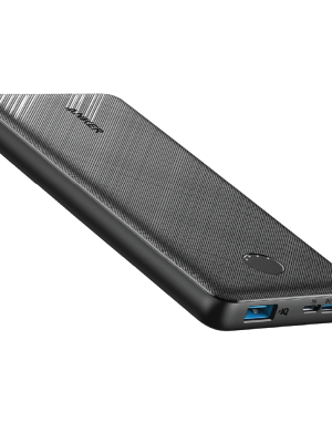 Anker Power Bank(PowerCore 10K),Compact Travel-Ready 10,000mAh Battery Pack with PowerIQ Charging Technology,5V/3A High-Speed Charging for iPhone,iPad,and More (USB-C Input and Output(Black),1pack) Anker Power Bank(PowerCore 10K),Compact Travel-Ready 10,000mAh Battery Pack with PowerIQ Charging Technology,5V/3A High-Speed Charging for iPhone,iPad,and More (USB-C Input and Output(Black),1pack)